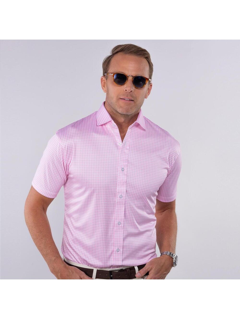 Collars‎ & Co. NWT Quattro Flex Short Sleeve Button Down - Size Small